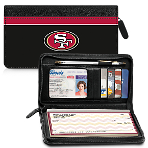 San Francisco 49ers NFL Zippered Wallet
