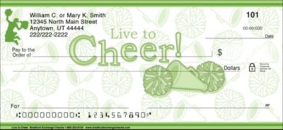 Live to Cheer Personal Checks