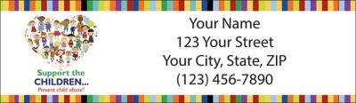 Prevent Child Abuse Return Address Labels