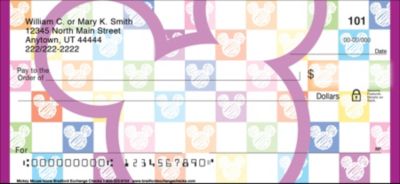 Mickey Mouse Icons Personal Checks