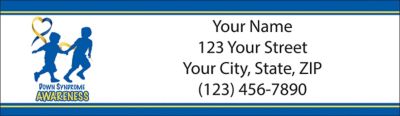 Down Syndrome Awareness Return Address Label