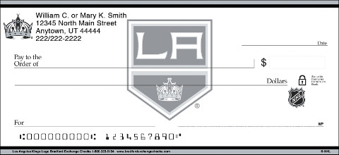 Los Angeles Kings Logo Personal Checks