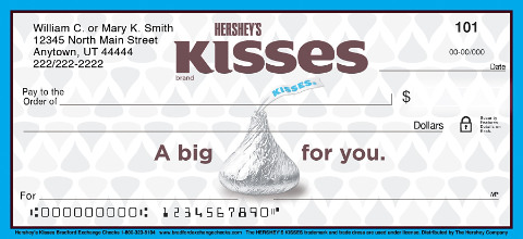 Hershey's Kisses Personal Checks
