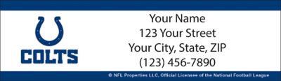 Indianapolis Colts NFL Return Address Label