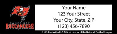 Tampa Bay Buccaneers NFL Return Address Label