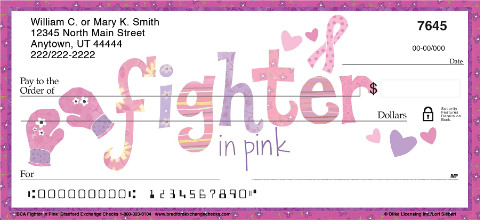 BCA Fighter in Pink Checks