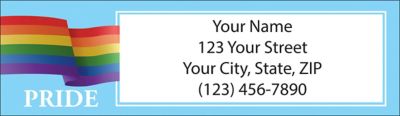 LGBT Pride Return Address Label