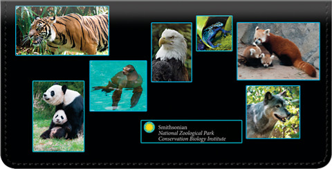 Smithsonian National Zoo Checkbook Cover