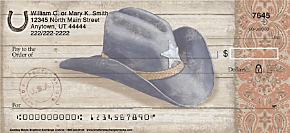 Cowboy Hats Personal Checks