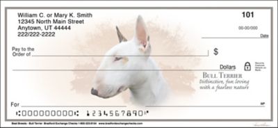 Bull Terrier Best Breeds Personal Checks