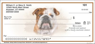 Bulldog Best Breeds Personal Checks