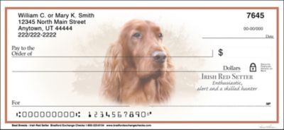 Best Breeds Irish Setter Personal Checks