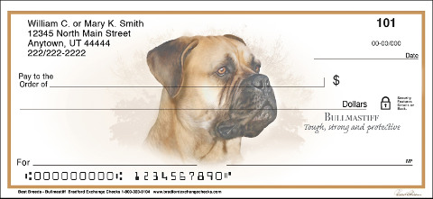 Best Breeds - Bullmastiff Personal Checks