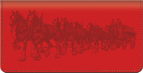 Budweiser Clydesdales Checkbook Cover