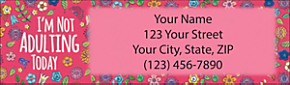 A Case of the Mondays Return Address Label