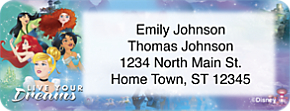 A Princess and Her Dreams Return Address Label