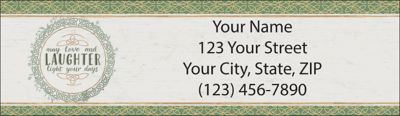 Faithful Irish Blessings Return Address Label