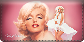 Marilyn Monroe(TM) Leather Checkbook Cover