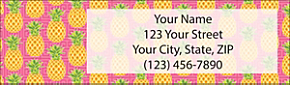 Pineapples Address Label