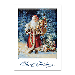 Santa&#039;s Joy Personalized Holiday Cards