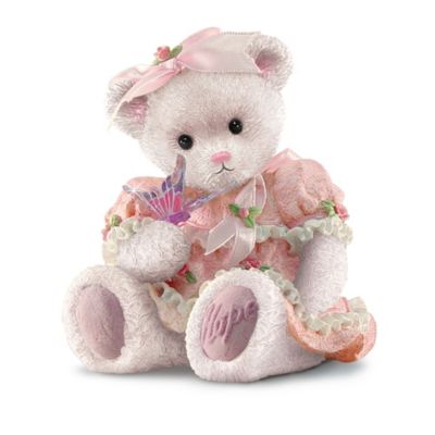 Promise Bear Breast Cancer Charity Figurine Collection