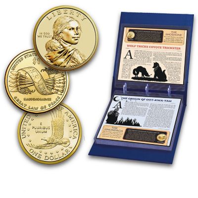 Buy The Complete Collection Of Uncirculated Native American Golden Dollar Coins