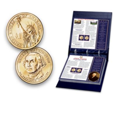 U.S. Presidential Dollar Coin Collection Uncirculated Collectible Commemorative Coins
