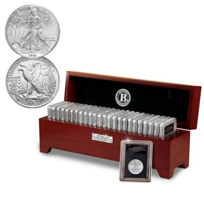 Buy Complete Walking Liberty Silver Half Dollar Coin Collection