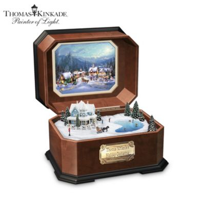 Thomas Kinkade Cherished Christmas Music Box Collection