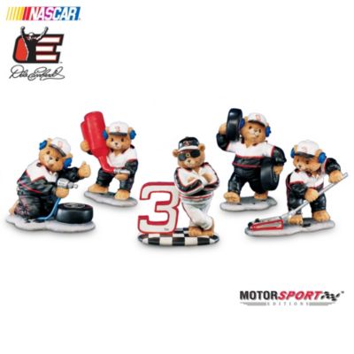Dale Earnhardt Good Ole Bear Pit Crew Figurine Collection