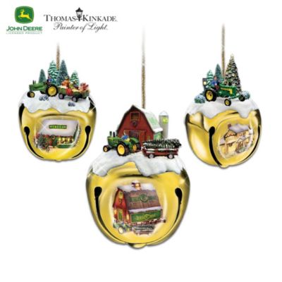 Buy John Deere & Thomas Kinkade Sleigh Bells Christmas Ornament Collection