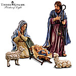 Thomas Kinkade Indoor/Outdoor Nativity Set: Magnificent Holy Night Collection