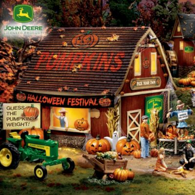 John Deere Halloween Village Collection