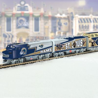 Collectible St. Louis Rams Express Electric Train Collection