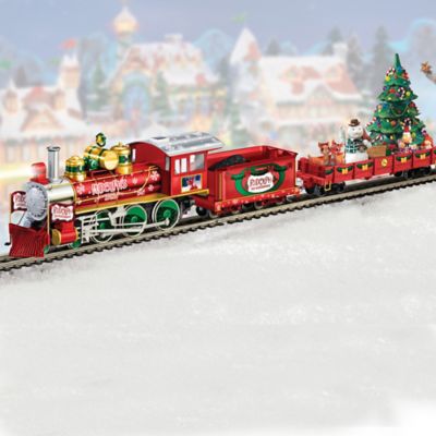 electric christmas tree train