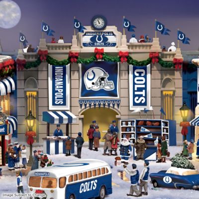 Collectible Indianapolis Colts Christmas Village Collection