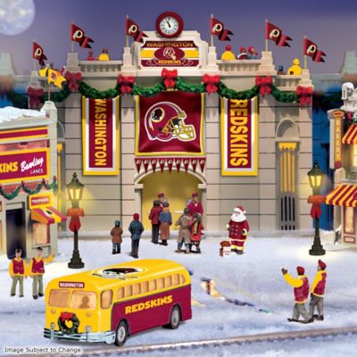 Washington Redskins Collectible Christmas Village Collection