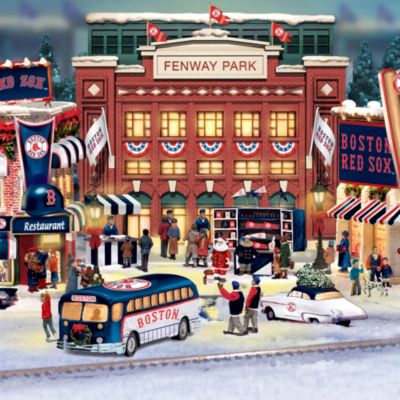 Boston Red Sox Christmas Village Collection