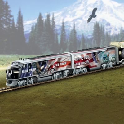 Born To Be Free Express Biker Train Collection
