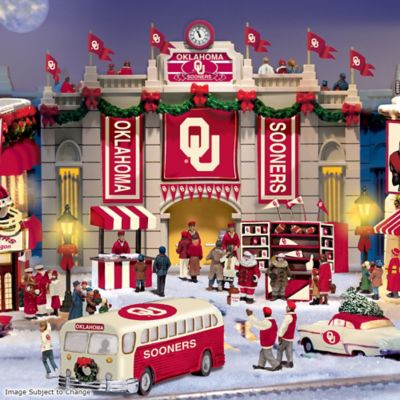 Oklahoma Sooners Christmas Village Collection