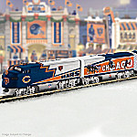 Collectible NFL Football Chicago Bears Express Electric Train Collection