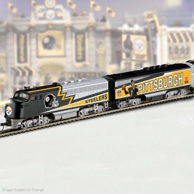 Pittsburgh Steelers Super Bowl Express Collectible NFL Football Electric Train Collection
