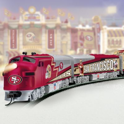 Collectible NFL Football San Francisco 49ers Express Electric Train Collection