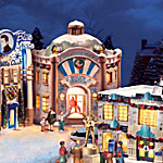 Elvis Rock And Roll Christmas Village Collection