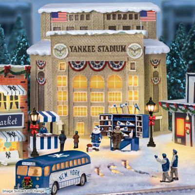 New York Yankees Major League Baseball Christmas Village Collection