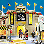 Collectible Pittsburgh Steelers Christmas Village Collection