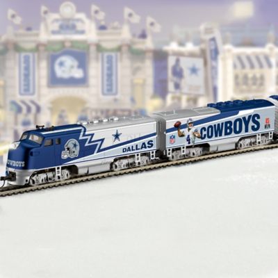 Collectible NFL Football Dallas Cowboys Express Electric Train Collection