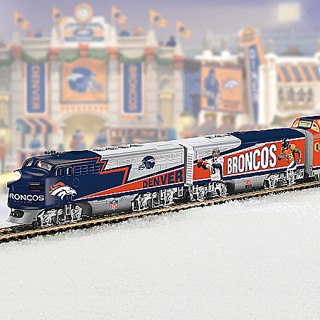Denver Broncos Express Train Collection With Super Bowl 50 Car