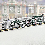 Collectible NFL Football New York Jets Express Electric Train Collection