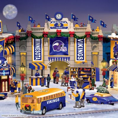 Minnesota Vikings Collectible Christmas Village Collection